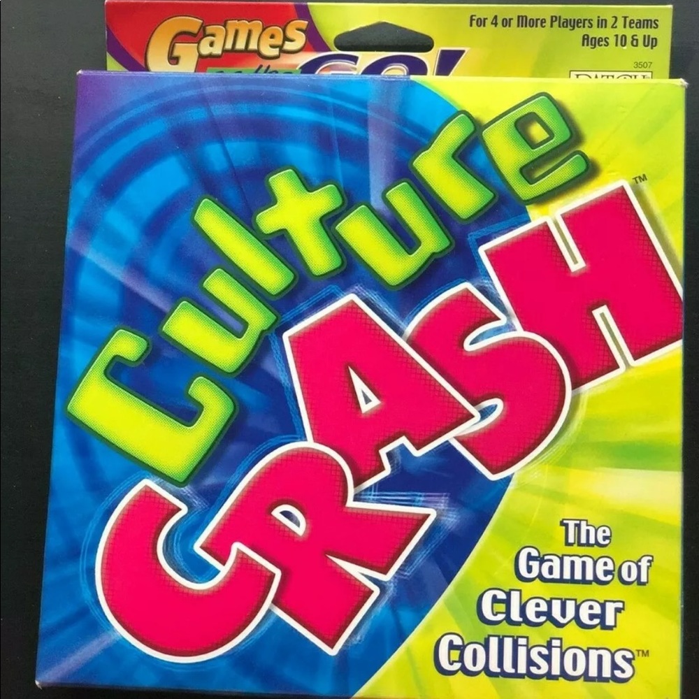 Culture Crash Game of Clever collisions NEW Race Game by Patch 4 or more players